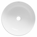 Раковина накладная на столешницу WAVE Round 405*405*140 ш*г*в без перелива,белый,круг 552545