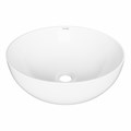 Раковина накладная на столешницу WAVE Round 405*405*140 ш*г*в без перелива,белый,круг 552545