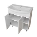 Тумба д/ванной "АНРИ-75" под раковину Best-75 (Sanita Lux)(ПВХ) НФ-00006165