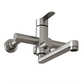Душевая система 35к MIXLINE MLSS32-06 "Stainless" излив лейка 3 поз.+лейка"Тропический душ" НЕРЖ MLSS32-06