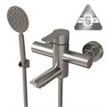Смеситель для ванны 35k MIXLINE MLSS32-01 "Stainless" НЕРЖ MLSS32-01