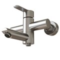 Смеситель для ванны 35k MIXLINE MLSS32-01 "Stainless" НЕРЖ MLSS32-01
