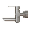 Смеситель для ванны 35k MIXLINE MLSS32-01 "Stainless" НЕРЖ MLSS32-01