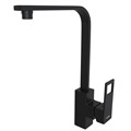 Смеситель для кухни 35k MIXLINE ML34-032 "Solo Black" высокий излив, боковая ручка ЧЕРНЫЙ ML34-032