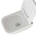 Унитаз подвесной безободковый WAVE STRONG Tornado3.0, сид. дюропласт, м/л, быстр, БЕЛЫЙ глянец (L) 553610