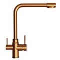 Смеситель для кухни 35k MIXLINE MLSS-0320BR подкл.к фильтру, п/гайку БРОНЗА MLSS-0320BR