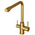 Смеситель для кухни 35k MIXLINE MLSS-0320G подкл.к фильтру, п/гайку ЗОЛОТО MLSS-0320G