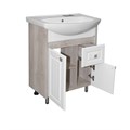 Тумба д/ванной "ВЕРСАЛЬ-55" белое дерево под раковину Элеганс-55 (Rosa) (ПВХ) НФ-00005660