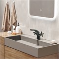 Смеситель для раковины 1/2 кер. MIXLINE ML38-04 "Graphite" ГРАФИТ ML38-04