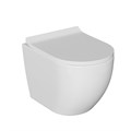 Унитаз подвесной безободковый WAVE TOR Tornado3.0, сид. полипр, м/л, быстр, БЕЛЫЙ глянец (XL) 554650