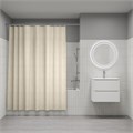 Штора для ванной полиэстер IDDIS BD02P18i11 180*200 бежевая  c кольцами BD02P18i11