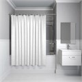 Штора для ванной полиэстер IDDIS BD05P24i11 240*200 белая c кольцами BD05P24i11