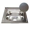 Мойка 50х50 (0,6) вып 3 1/2 MIXLINE 16см с сифоном ДЕКОР 555228