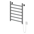 Полотенцесушитель MIXLINE VEGA  60х50 (кноп выкл, 255 Вт, 6 перекладин, правый) электрический ХРОМ ML-556366