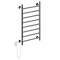 Полотенцесушитель MIXLINE VEGA  80х50 (кноп выкл, 340 Вт, 8 перекладин, левый) электрический ХРОМ ML-556367