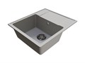 Мойкa ML-GMU05 УЛЬТРА с крылом, серый камень, 575*495 мм (глуб. чаши 190) 00-001416
