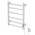 Полотенцесушитель MIXLINE MIRA  60х50 (таймер, 268 Вт, 6 перекладин) электрический БЕЛЫЙ ML-556415
