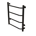 Полотенцесушитель MIXLINE MIRA  60х50 (таймер, 201 Вт, 4 перекладины) электрический ЧЕРНЫЙ ML-556344