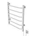 Полотенцесушитель MIXLINE MIRA  80х50 (таймер, 253 Вт, 6 перекладин) электрический БЕЛЫЙ ML-556350