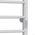 Полотенцесушитель MIXLINE MIRA  80х50 (таймер, 253 Вт, 6 перекладин) электрический БЕЛЫЙ ML-556350