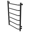 Полотенцесушитель MIXLINE MIRA  80х50 (таймер, 253 Вт, 6 перекладин) электрический ЧЕРНЫЙ ML-556351