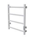 Полотенцесушитель MIXLINE VEGA  60х50 (таймер, 201 Вт, 4 перекладины) электрический БЕЛЫЙ ML-556341