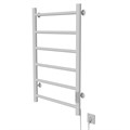 Полотенцесушитель MIXLINE VEGA  80х50 (таймер, 289 Вт, 6 перекладин) электрический БЕЛЫЙ ML-556348