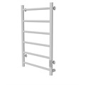 Полотенцесушитель MIXLINE VEGA  80х50 (таймер, 289 Вт, 6 перекладин) электрический БЕЛЫЙ ML-556348