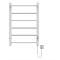 Полотенцесушитель MIXLINE VEGA  80х50 (таймер, 318Вт, 5 перекладин + ПОЛКА) электрический БЕЛЫЙ ML-556354