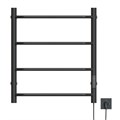 Полотенцесушитель MIXLINE MIRA  60х50 (таймер, 201 Вт, 4 перекладины) электрический ГРАФИТ ML-557649