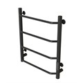 Полотенцесушитель MIXLINE MIRA  60х50 (таймер, 201 Вт, 4 перекладины) электрический ГРАФИТ ML-557649