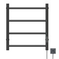 Полотенцесушитель MIXLINE VEGA  60х50 (таймер, 201 Вт, 4 перекладины) электрический ГРАФИТ ML-557652