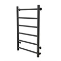 Полотенцесушитель MIXLINE VEGA  80х50 (таймер, 289 Вт, 6 перекладин) электрический ГРАФИТ ML-557653