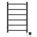 Полотенцесушитель MIXLINE VEGA  80х50 (таймер, 318Вт, 5 перекладин + ПОЛКА) электрический ГРАФИТ ML-557654