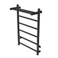Полотенцесушитель MIXLINE VEGA  80х50 (таймер, 318Вт, 5 перекладин + ПОЛКА) электрический ГРАФИТ ML-557654