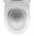 Унитаз-компакт "Альбано" R Slim безободковый (ниж.подв.,гор. выпуск, сид.полип.2кн.арм.) КЕРАМИН 81481