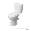 Унитаз-компакт "Нео" МС Инкоэр-Б1 (ниж.подв.,кос. выпуск,сид.полип.1кн белая,арм.) КЕРАМИН 81485