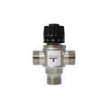 Клапан термосмесительный 3/4'' нар/нар/нар боковое смешение 35-60 град VRT 81553