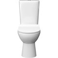 Унитаз-компакт "Альбано" R Slim МСМЛбезободк. (ниж.под,гор.выпуск, сид.полип.м/лифт2кн.арм.) КЕРАМИН 81571