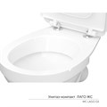 Унитаз-компакт "Лаго" ЖС Инкоэр (ниж.подв.,кос. выпуск,сид.дюропласт 2кн арм.) КЕРАМИН 81575
