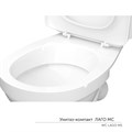 Унитаз-компакт "Лаго" МС Инкоэр (ниж.подв.,кос. выпуск,сид.полип. 2кн арм.) КЕРАМИН 81576