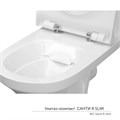 Унитаз-компакт "Санти" R Slim МС Инкоэр безобод (ниж.подв.гор.выпуск,сид.полип Slim.2кн.арм.)КЕРАМИН 81578