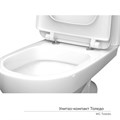 Унитаз-компакт "Толедо"ЖС Инкоэр (ниж.подв.,кос. выпуск,сид.дюропласт. 2кн.арм.) КЕРАМИН 81582