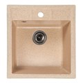 Мойка ML-GMS110 СТАНДАРТ прямоугольная, бежевый (328), 497*440*175мм 00-00001554