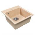 Мойка ML-GMS110 СТАНДАРТ прямоугольная, бежевый (328), 497*440*175мм 00-00001554