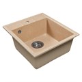 Мойка ML-GMS110 СТАНДАРТ прямоугольная, песочный (302), 497*440*175мм 00-00001556