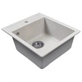 Мойка ML-GMS110 СТАНДАРТ прямоугольная, серый (310), 497*440*175мм 00-00001557