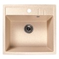 Мойка ML-GMS121 СТАНДАРТ прямоугольная, бежевый (328), 555*495*190мм 00-00001560