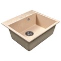 Мойка ML-GMS121 СТАНДАРТ прямоугольная, бежевый (328), 555*495*190мм 00-00001560