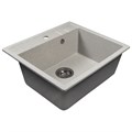Мойка ML-GMS121 СТАНДАРТ прямоугольная, серый (310), 555*495*190мм 00-00001563